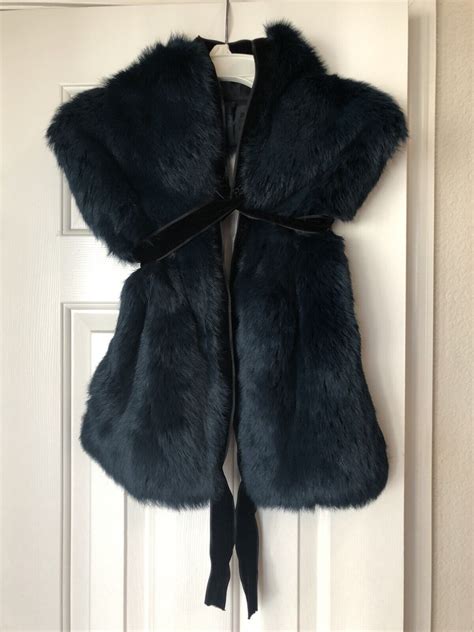 gucci blue fur stole|net a porter gucci.